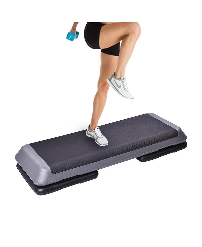 43'' Aerobic Stepper Step Cardio Fitness Exercise Platform