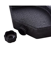 Costway 4 Plate Patio Offset Umbrella Base Stand Weights Sand/Water Filled Base