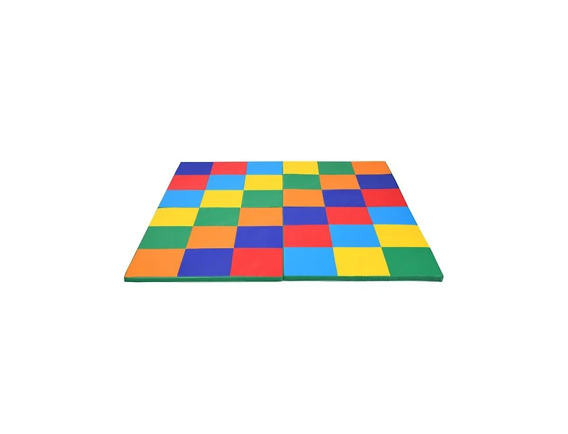 Slickblue 58 Inch Toddler Foam Play Mat Baby Folding Activity Floor Mat