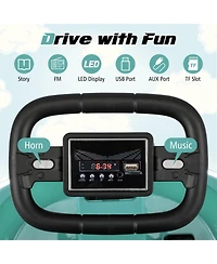 Slickblue 6V kids Ride-on Bumper Car with 360° Spinning and Dual Motors