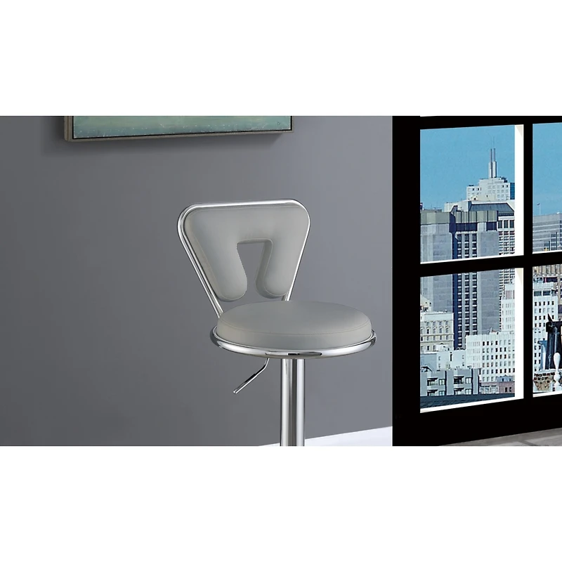 Streamdale Modern Tufted Black Faux Leather Barstool Set (2)