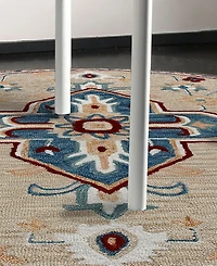 Closeout! Lr Home Rochelle Rug- 4'10"x4'10" Round Area Rug