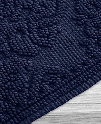 Jean Pierre New York Ricardo Fringe Cotton Bath Rug 17" x 31"