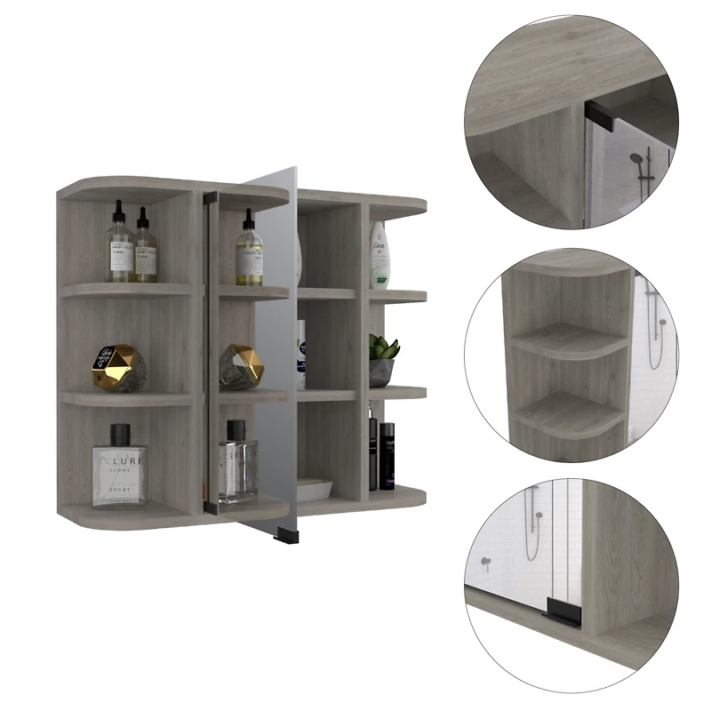 Streamdale Milan Medicine Cabinet with Ample Storage