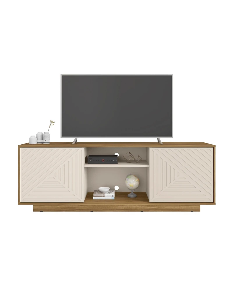 Streamdale Modern Tv Stand For TVs Up To 70", Oak