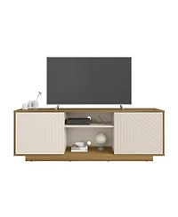 Streamdale Modern Tv Stand For TVs Up To 70", Oak
