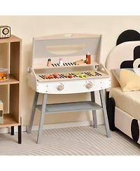Kids Barbecue Grill Playset for Girls and Boys Aged 3+