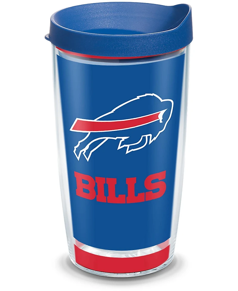 Tervis Nfl Buffalo Bills Touchdown Made in Usa Double Walled Insulated Tumbler Travel Cup Keeps Drinks Cold & Hot, 16oz, Classic