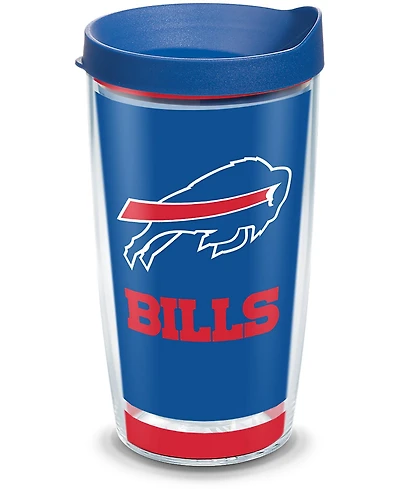 Tervis Nfl Buffalo Bills Touchdown Made in Usa Double Walled Insulated Tumbler Travel Cup Keeps Drinks Cold & Hot, 16oz, Classic