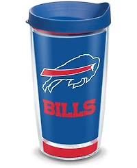 Tervis Nfl Buffalo Bills Touchdown Made in Usa Double Walled Insulated Tumbler Travel Cup Keeps Drinks Cold & Hot, 16oz, Classic