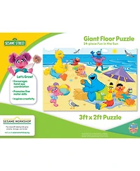 Masterpieces Sesame Street Fun in The Sun 24 Piece Floor Jigsaw Puzzle