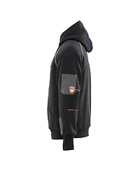 RefrigiWear Men's HiVis PolarForce Pullover Sweatshirt - High Visibility Insulated Hoodie with Kangaroo Pocket