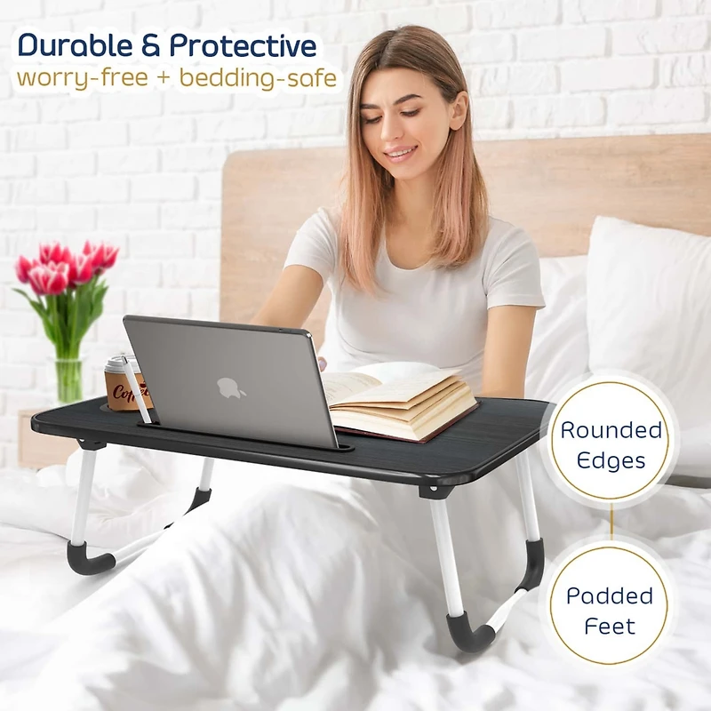 Nestl Foldable Lap Desk - Portable & Lightweight - Ideal for Working, Reading, or Eating