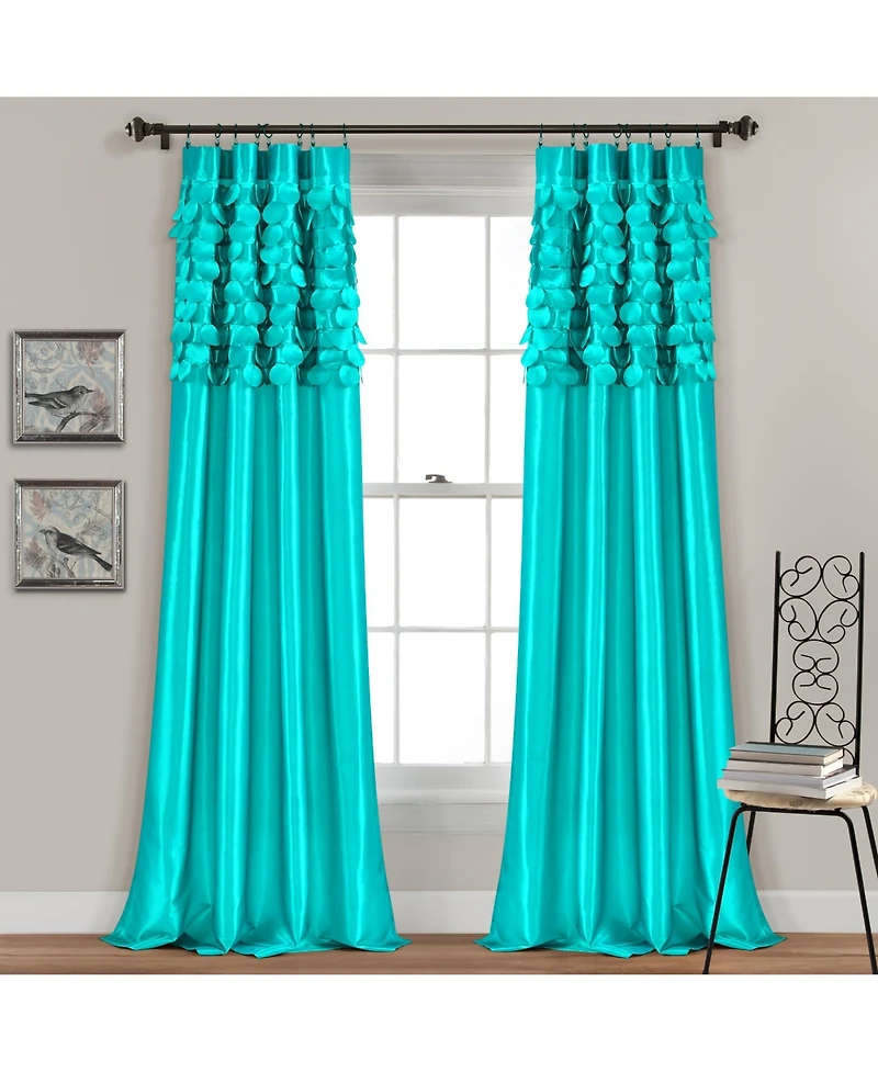 Lush Decor Circle Dream Window Curtain Panels