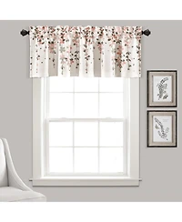 Lush Decor Weeping Flower Light Filtering Valance