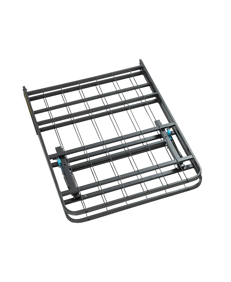 14" Adjustable Foldable Steel Bed Frame