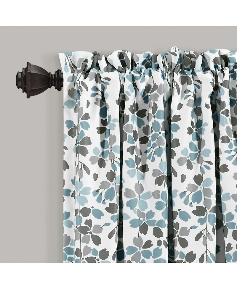Lush Decor Weeping Flower Light Filtering Window Curtain Panels