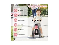 Slickblue 4 Wheels Baby Balance Bike Toy-Pink
