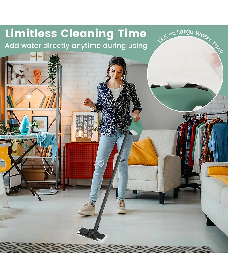 1400W Multipurpose Handheld Steam Cleaner Steam Mop