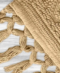 Jean Pierre New York Ricardo Fringe Cotton Bath Rug 21"x 41"