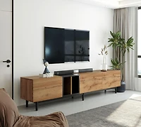 Streamdale Modern 80" Tv Stand with Large Storage