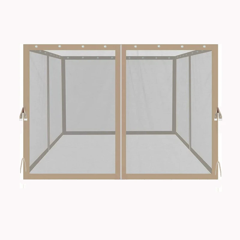 Streamdale 10x10 ft Gazebo Mosquito Netting with Zippers