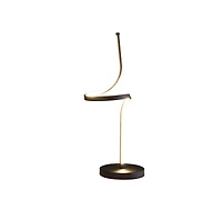Streamdale 22" In Led Apollo Spiral Curved Tube Modern Table Lamp