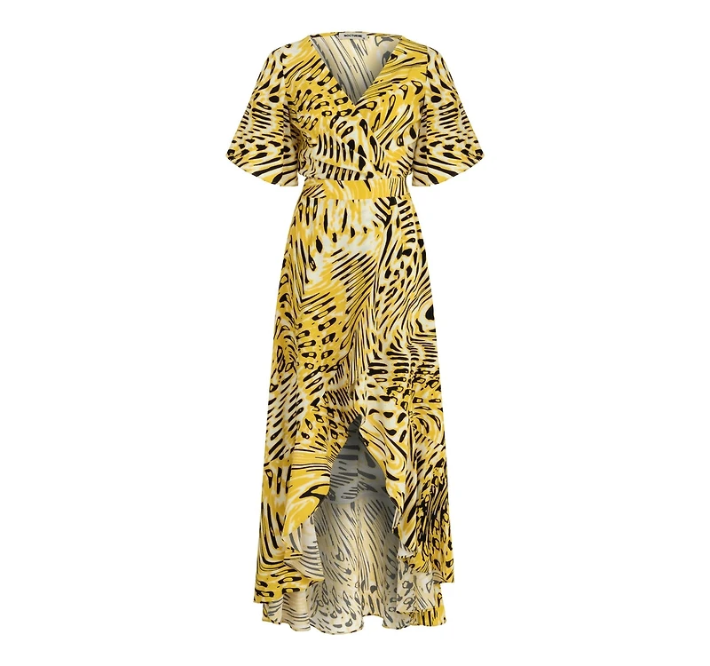 Nocturne Women's Printed Asymmetrical Dress