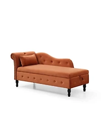Streamdale Tufted Multifunctional Velvet Chaise Lounge