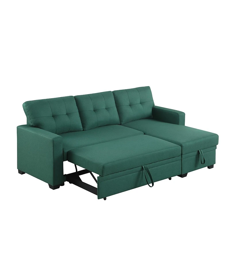 Streamdale Upholstered Pull Out Sectional Sofa With Chaise