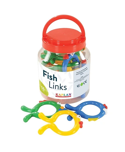 Edushape Ltd Fishies Plastic Links - 16 piece