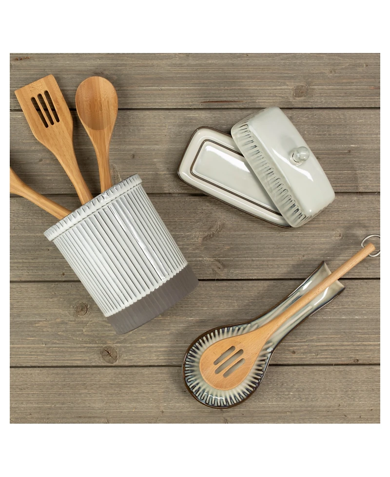 Bia Cordon Bleu Stoneware Colonnade Kitchen Accessories Set, 3 Piece