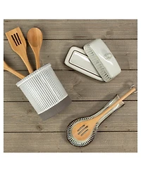 Bia Cordon Bleu Stoneware Colonnade Kitchen Accessories Set, 3 Piece