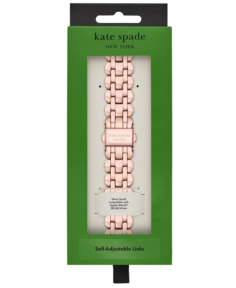kate spade new york Rose Gold-Tone Stainless Steel Scallop Bracelet Band for Apple Watch, 38mm, 40mm, 41mm