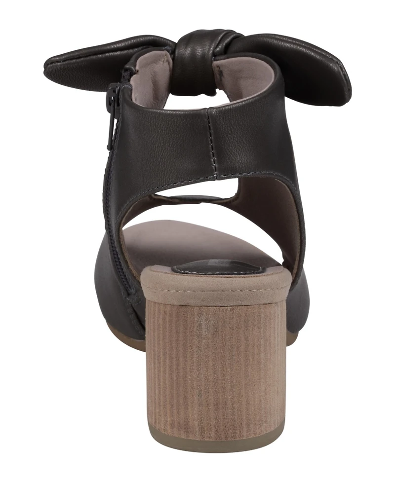 Gc Shoes Women's Kimora Knot Detail Block Heel Dress Sandals