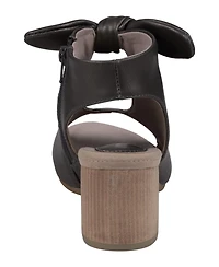 Gc Shoes Women's Kimora Knot Detail Block Heel Dress Sandals