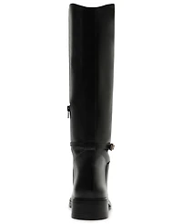 Arezzo Women's Mckenna Low Block Leather Boots