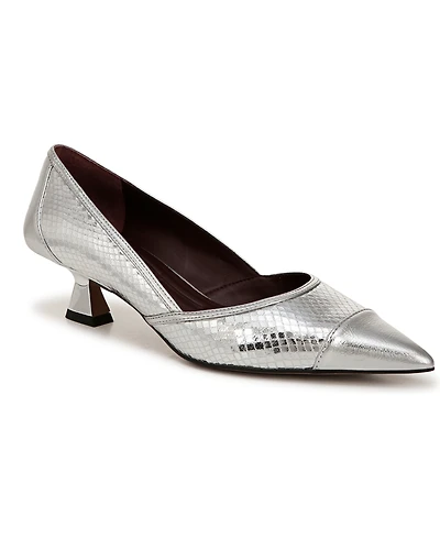 Franco Sarto Women's Darcy Pointed Toe Kitten Heel Pumps