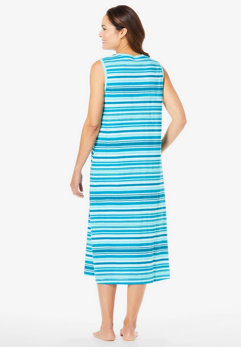 Dreams & Co. Women's Long Sleeveless Sleepshirt