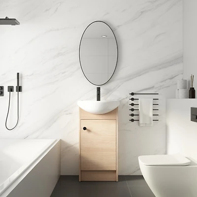 Streamdale 18 Inch Freestanding Bathroom Vanity