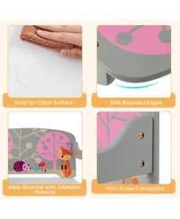 3 1 Kids Convertible Activity Bench Children Table & Chair Set with 2 Bins