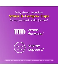 Twinlab Stress B-Complex Caps - Energy Support Supplement with Vitamin B12 and B6-250 Capsules