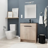 Streamdale 30 Inch Bathroom Vanity Plywood With 2 Drawers