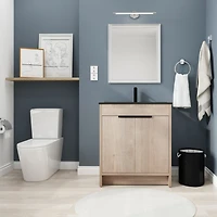 Streamdale 30 Inch Bathroom Vanity Plywood With 2 Drawers