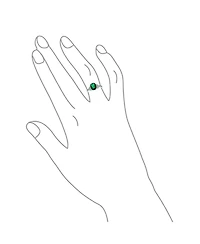 Bling Jewelry Art Deco Style 5CT Cubic Zirconia Cocktail Pave Rectangle Green Cz Statement Promise Ring .925 Sterling Silver