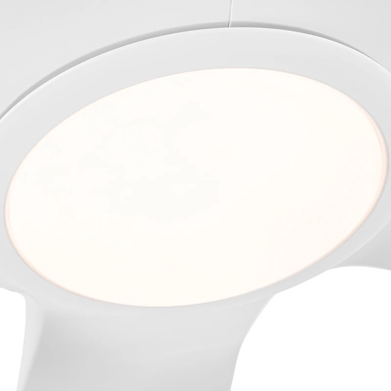 Streamdale Modern 60 In Integrated Led Ceiling Fan Lighting With White Abs Blade