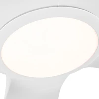 Streamdale Modern 60 In Integrated Led Ceiling Fan Lighting With White Abs Blade