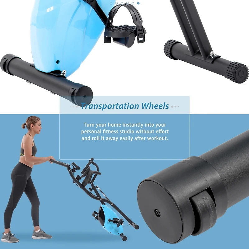 Streamdale 10-Level Resistance X-Bike with Arm Bands & Backrest