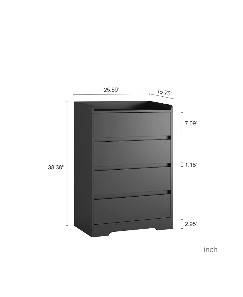 Streamdale Furniture Living Room Sideboard Storage Cabinet, Drawer Cabinet