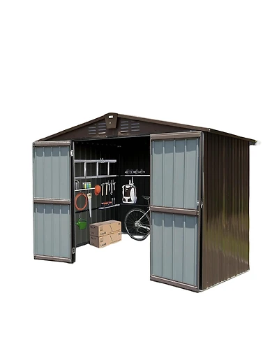 Streamdale 10'x8' Metal Tool Shed with Lockable Door